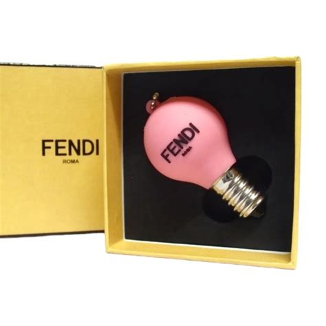 fendi light bulb charm|Fendi So Sweet Charm Leather Pink .